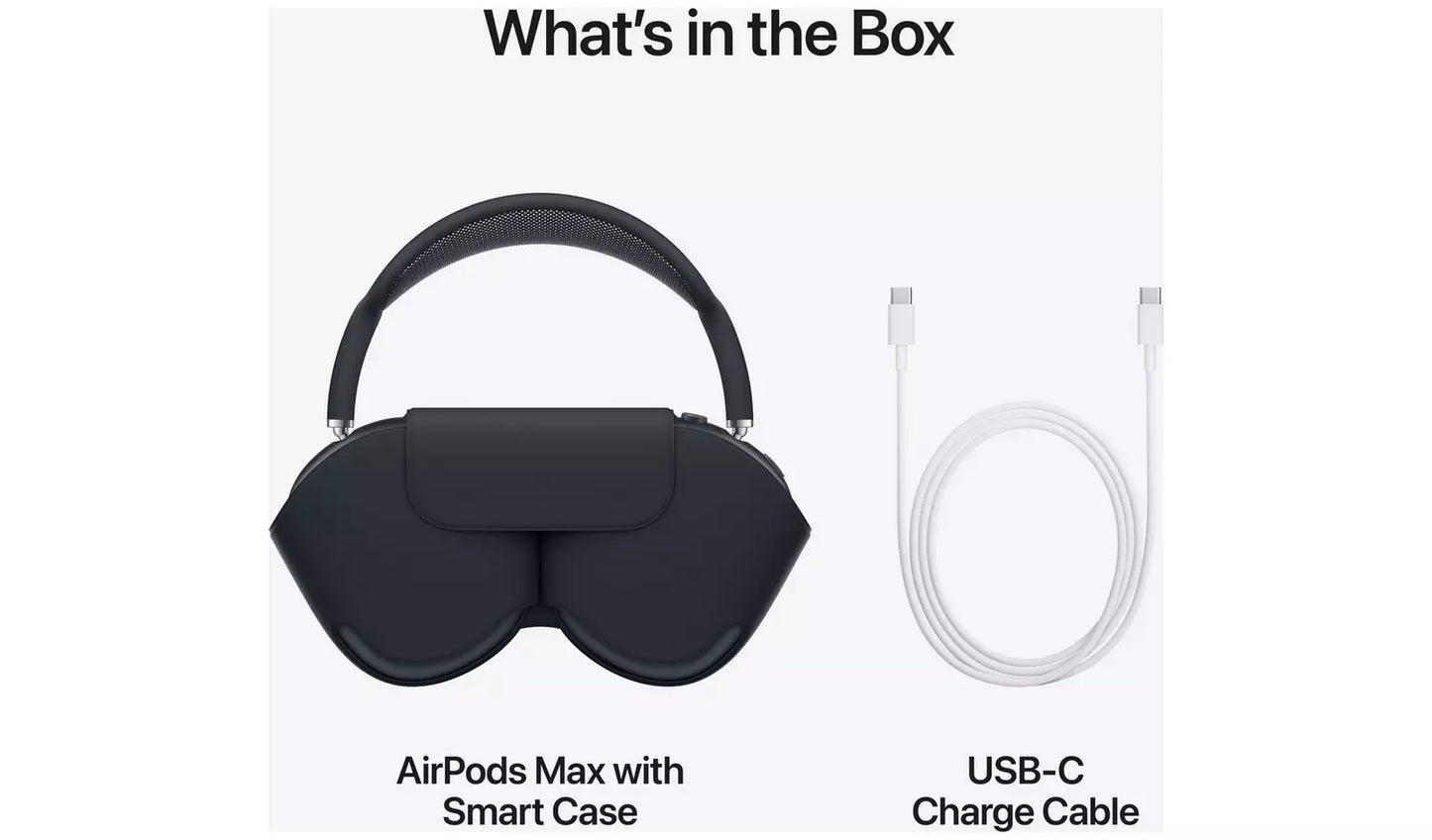 Apple AirPods Max Over-Ear Wireless Headphones - Midnight