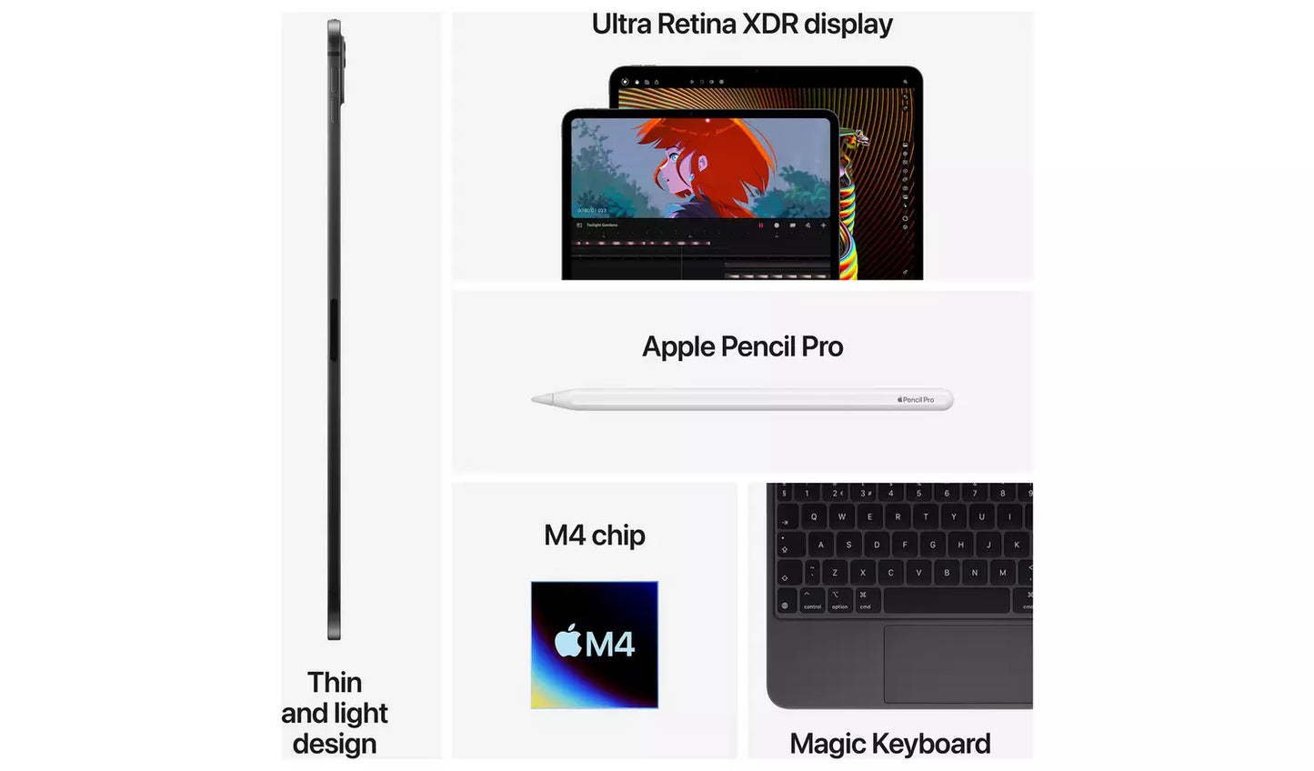 Apple iPad Pro 2024 13 Inch Wi-Fi 256GB - Silver