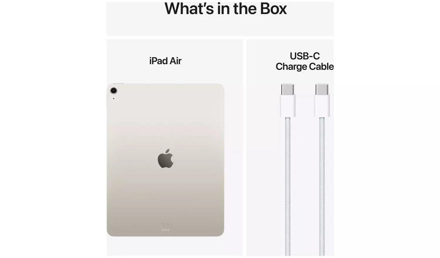 Apple iPad Air 2025 13 Inch Wi-Fi 256GB - Starlight